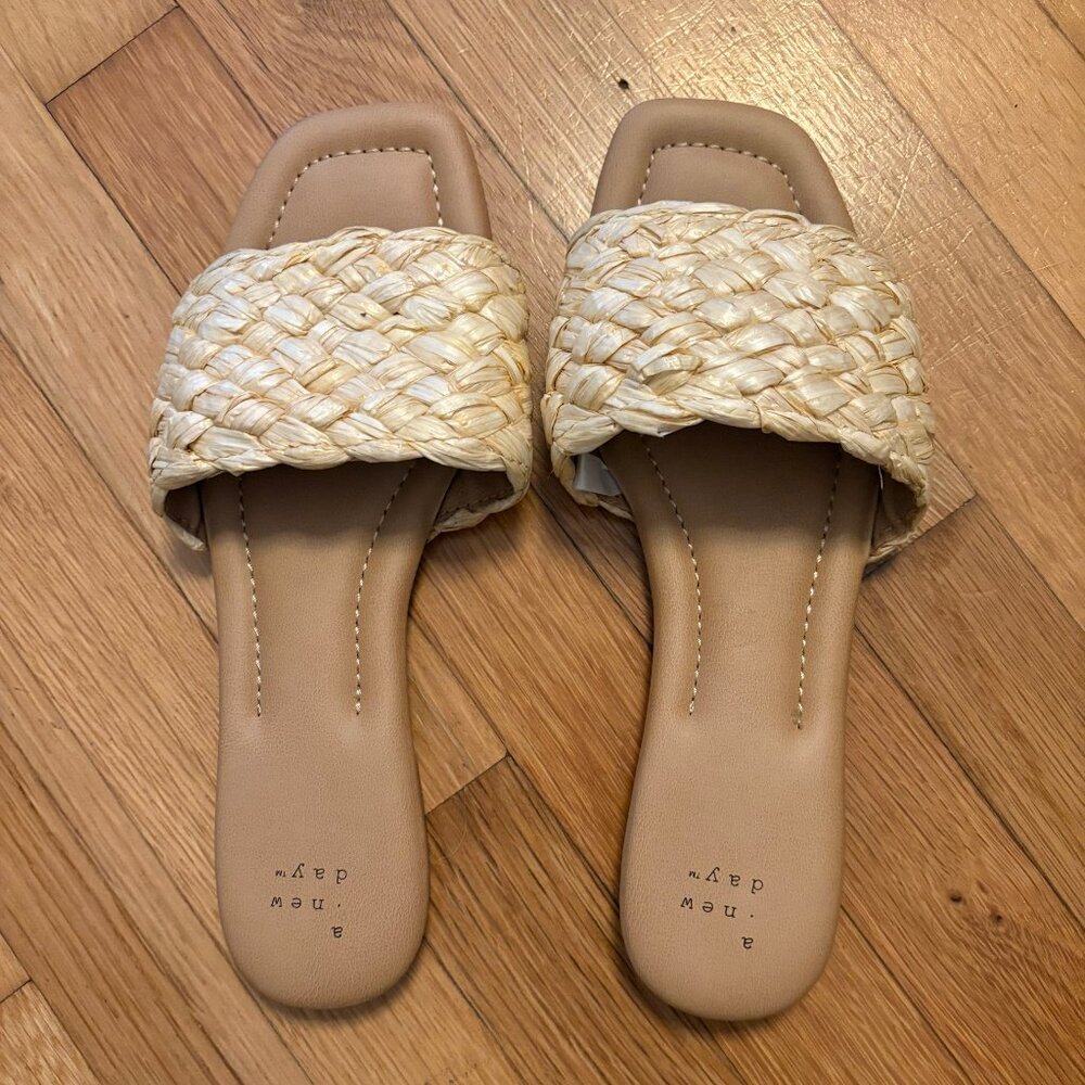 Target - A New Day Raffia Slide Sandal